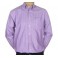 Chemise Tommy Hilfiger violette 950-942 homme manches longues