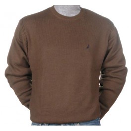 Pull Nautica marron SR3044-275 homme Pull Nautica marron SR3044-275 homme