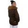 Doudoune Calvin Klein femme CWKO1050 marron