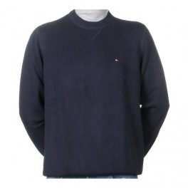Pull Tommy Hilfiger Classique Bleu foncé homme 412410 Pull Tommy Hilfiger Classique Bleu foncé homme 412410
