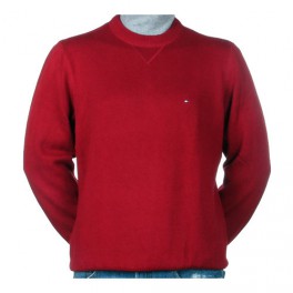 Pull Tommy Hilfiger Classique Bordeaux homme 412605 Pull Tommy Hilfiger Classique Bordeaux homme 412605