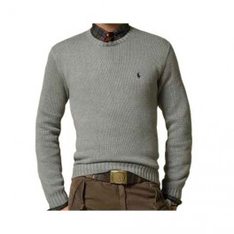 Pull Ralph Lauren Le Classique Gris homme Pull Ralph Lauren Le Classique Gris homme