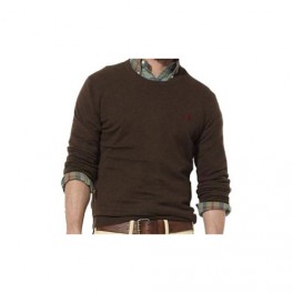 Pull Ralph Lauren Classique Laine Marron homme Pull Ralph Lauren Classique Laine Marron homme