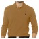 Pull Ralph Lauren Laine Col chemisé Beige homme