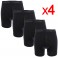 Lot 4 caleçons Calvin Klein Homme U3009 noir