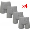 Lot 4 caleçons Calvin Klein Homme U3009 gris