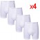 Lot 4 caleçons Calvin Klein Homme U3009 blanc