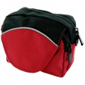 Etui appareil photo bridge / sacoche housse camescope N123 rouge
