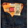 Jeans LEVIS 501 neuf avec défauts coupe droite bleu foncé délavé homme