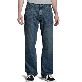 Jeans Levis 557 homme Bleu denim coupe décontractée