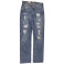 Jeans LEVIS 501 homme bleu 0554 usé artificiellement