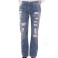 Jeans LEVIS 501 homme bleu 0554 usé artificiellement