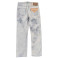 Jeans LEVIS 501 homme blanc 0543 délavé bleu