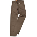 Jeans Levis 501 homme coupe droite rigide beige foncé