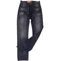 Jeans Levis 501 bleu délavé usé coupe droite homme