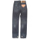 Jeans Levis 501 bleu délavé usé coupe droite homme
