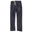 Jeans Levis 501 gris denim froissé coupe droite homme