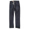 Jeans Levis 501 gris denim froissé coupe droite homme