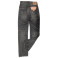 Jeans Levis 501 bleu clair délavé usé coupe droite homme