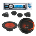 Pack kit haut-parleurs 13cm 550w + autoradio CD/USB 4x70w
