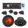 Pack autoradio CD/MP3 4x70w + kit haut-parleurs 16cm 600w