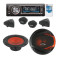 Pack kit haut-parleurs 16cm 600w + autoradio CD/USB 4x80w